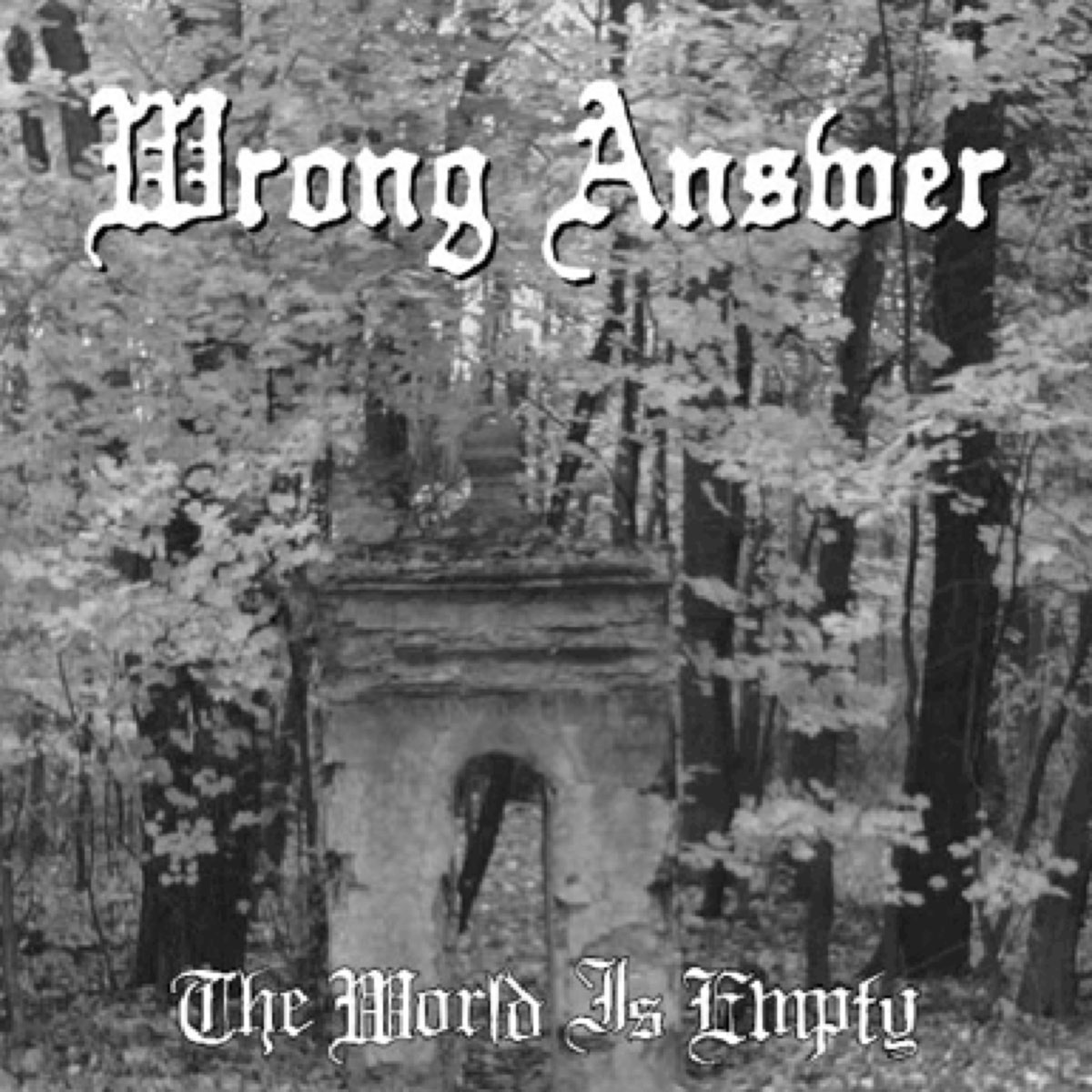 Wrong Answer | The World Is Empty | 7in