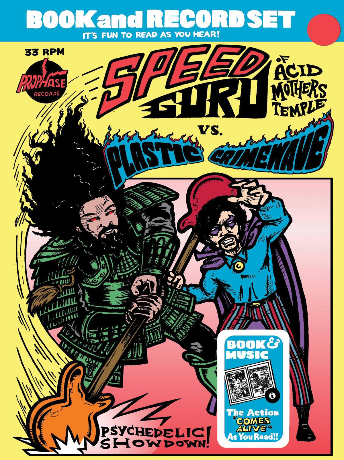 Speed Guru (Acid Mothers Temple) vs Plastic Crimewave | Psychedelic Showdown | 7 + Comic Book